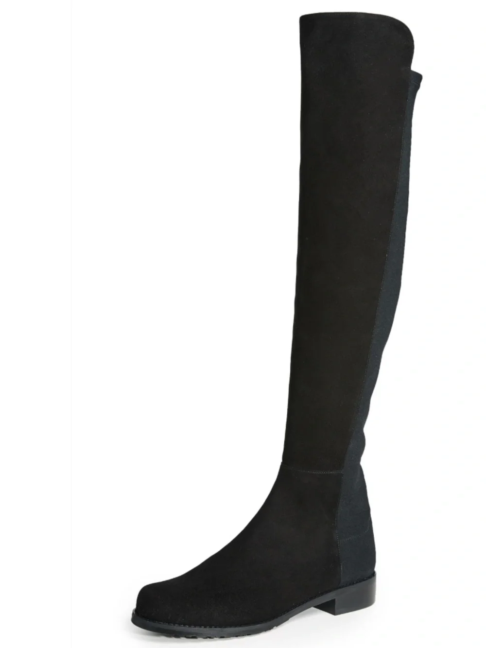 Stuart Weitzman 5050 Black Suede Over-the-Knee OTK Boots Size 6